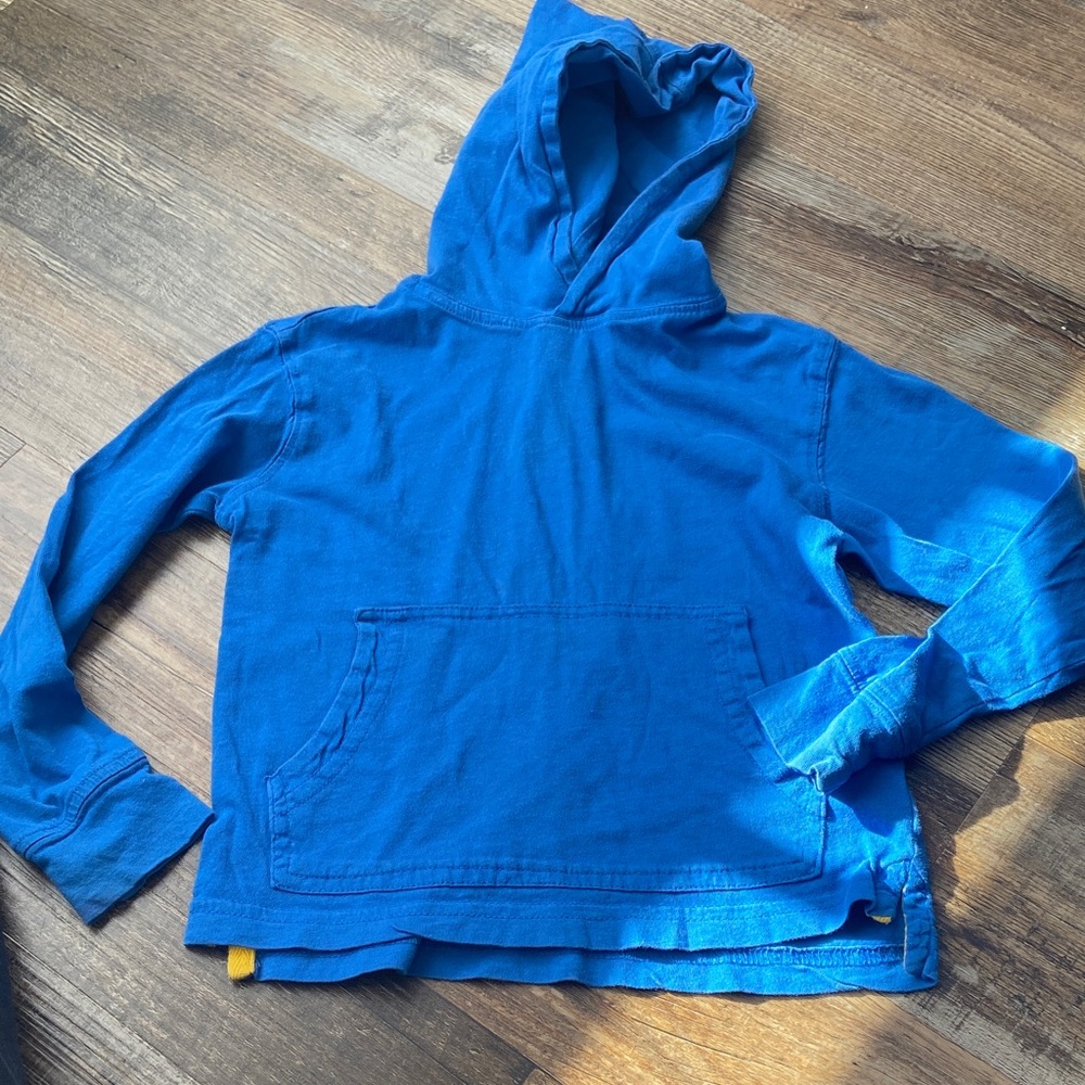 Pact organic royal blue cotton pullover size 2-3